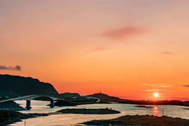 Photo of Midnight sun in Lofoten, Norway