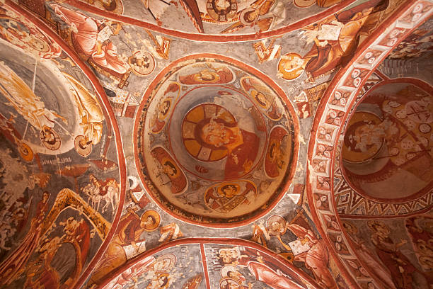 istock Jesus on Ceiling of The Church 149294772