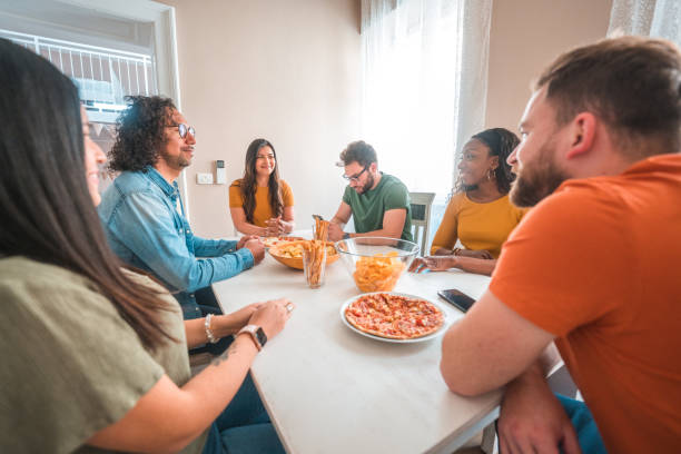 istock Diverse Friends At Birthday Party 1492956236