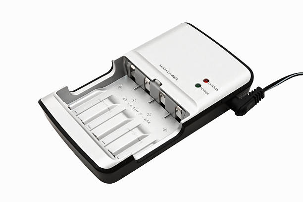 istock AA/AAA accumulator battery charger, isolated on white background 149296427