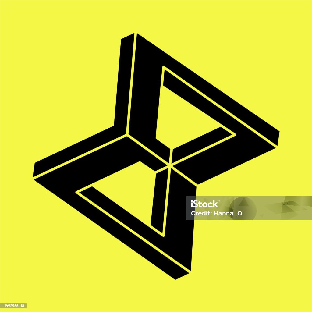 Impossible Line Impossible Figure Line Design Impossible Shapes Optical Illusion ...