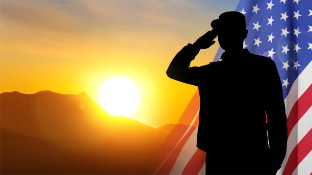 istock USA army soldier saluting on a background of sunset 1492967711