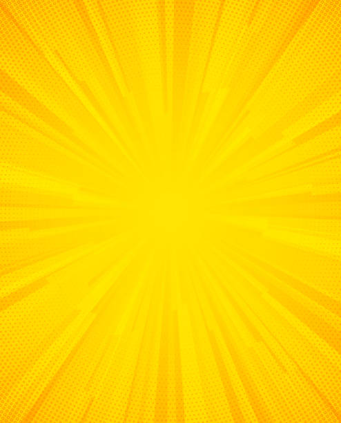 ilustrações de stock, clip art, desenhos animados e ícones de yellow comic book blast vector explosion - fundo amarelo