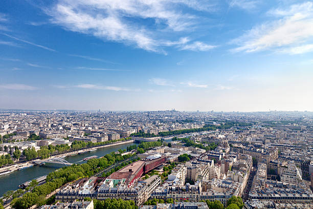istock Aerial view of Paris architecture from the Eiffel tower. 149298531