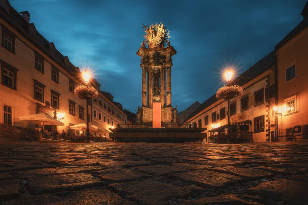 Plague Column in Banska Stiavnica - Slovakia
