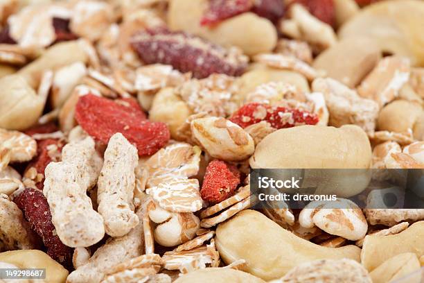 Müslimix Stockfoto und mehr Bilder von Abnehmen - Abnehmen, Bocksdornfrucht, Cashewnuss