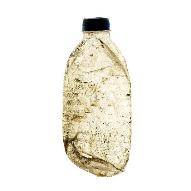 istock Still life of a Dirty Crushed Plastic Water Bottle 149298713