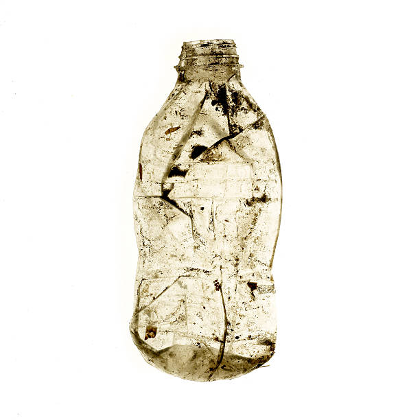 istock Still life of a Dirty Crushed Plastic Water Bottle 149298714