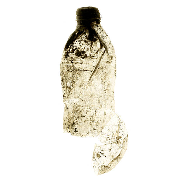 istock Still life of a Dirty Crushed Plastic Water Bottle 149298732