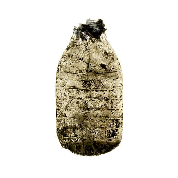 istock Still life of a Dirty Crushed Plastic Water Bottle 149298734