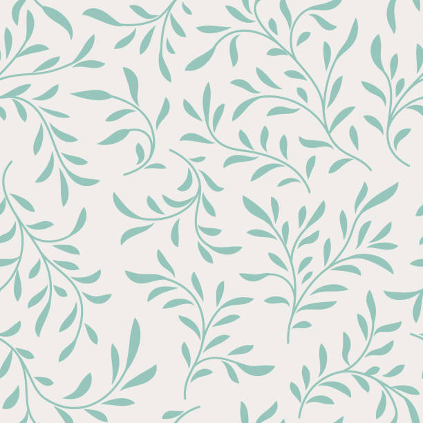 ilustrações, clipart, desenhos animados e ícones de padrão floral abstrato. ramo com textura ornamental das folhas. florescer o jardim de verão da natureza fundo floral texturizado - vector branch leaf affectionate