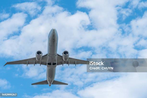 Boeing 737 Max 8 Stock Photo - Download Image Now - Aerospace Industry, Air Vehicle, Aircraft Wing