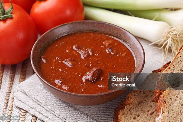 Bowl With Goulash Soup Stock Photo - Download Image Now - Beef, Beef Stew, Bowl