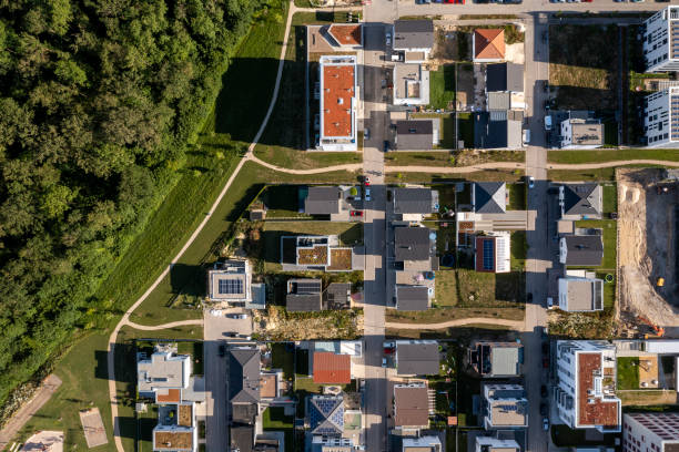 istock Residential community from above 1493009182
