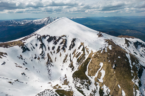 The Laugavegurinn traill is a four day trek through southwestern Iceland leaving from Landmannalaugar and ending in Thorsmark. This trail takes you through wild and colorful Rhyolite hills, lava fields and volcanic zones steeped with geothermal activity.