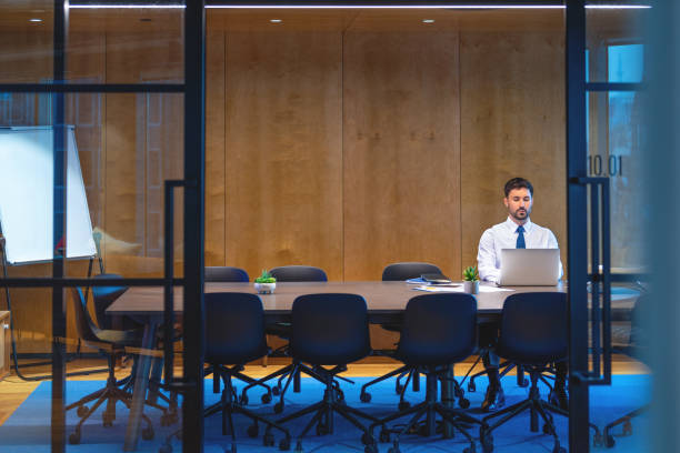 istock Business man getting ready for a meeting 1493013934