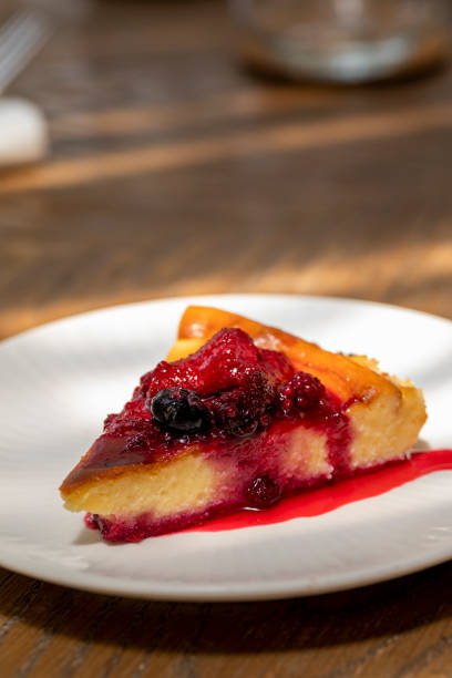 istock delicious Homemade strawberry cheesecake dessert 1493029016