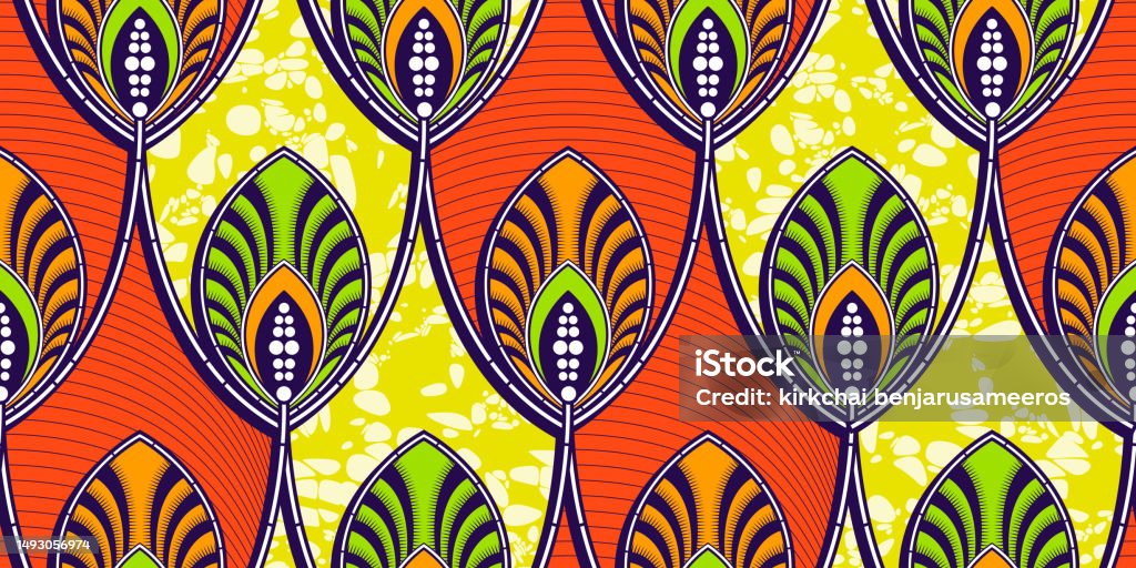 African Abstract Pattern Background Abstract Leaf African Pattern Background 24 Stock Illustration ...