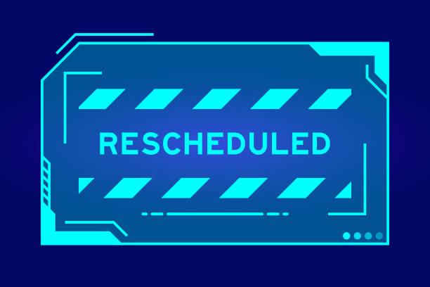 Rescheduling Poster 50+ Reschedule Meeting Stock Illustrations, Royalty-Free Vector ...