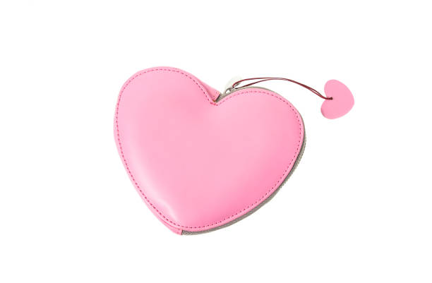 istock pink women bag heart shaped on white background 1493061666