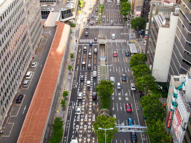 istock Aerial view on a sunny day in Osaka 1493064079