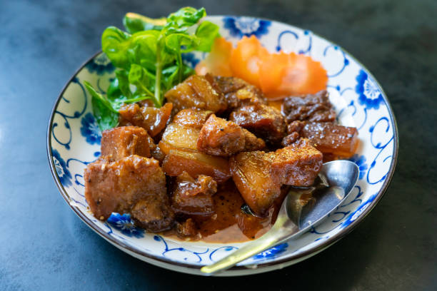 istock Phuket style braised pork belly - Moo Hong 1493079066