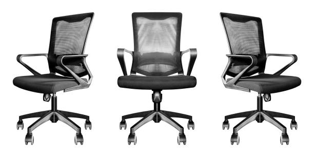 istock Collection set black armchair isolated on white background with clipping path 1493085976