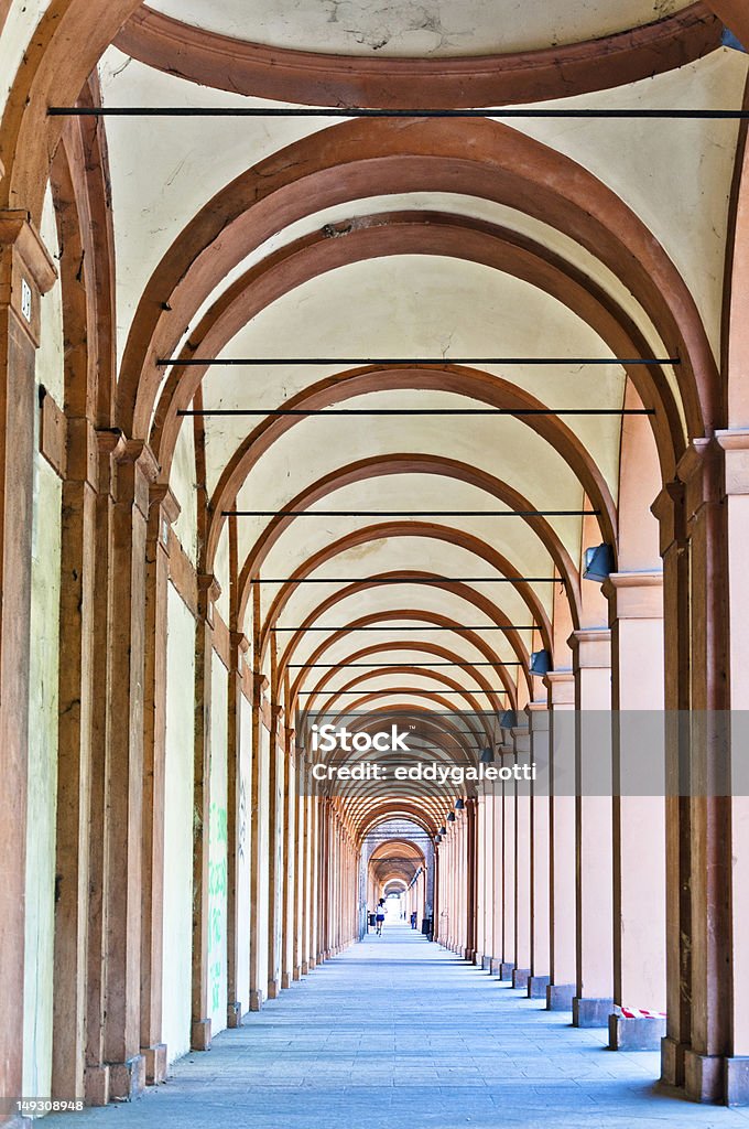 San Luca arcade w Bolonia, Włochy - Zbiór zdjęć royalty-free (Bolonia)