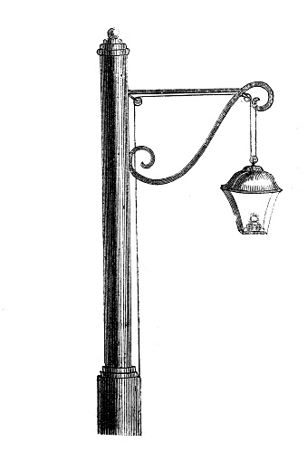 Vintage street lamp