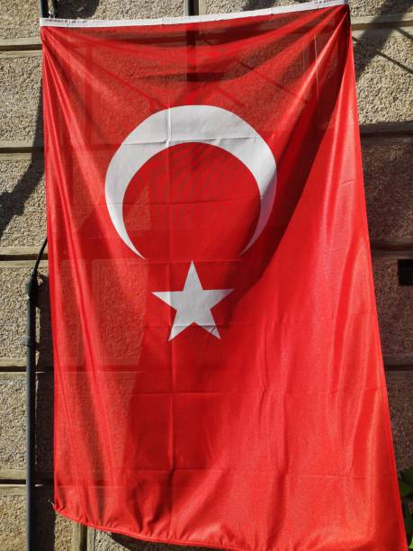 istock a Turkish flag on the balcony 1493098544