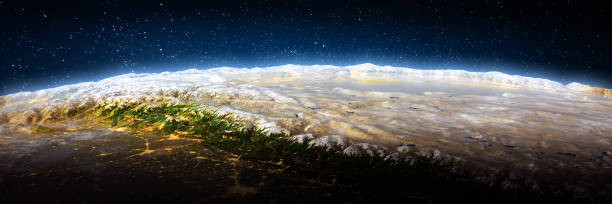 istock Himalayas frome space landscape 1493112878