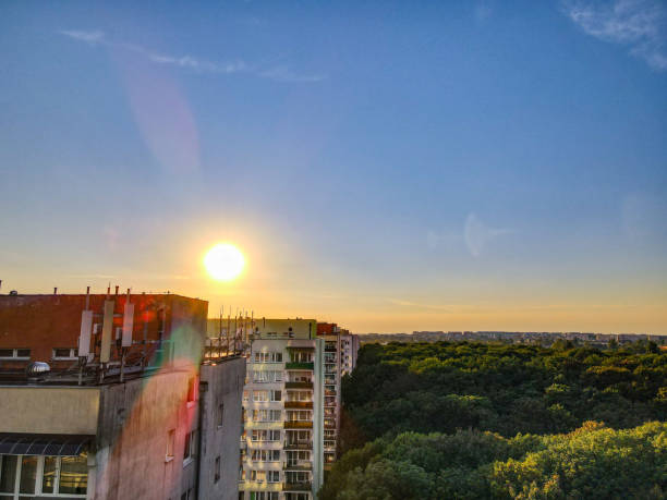 istock Sunset at the city 1493113197