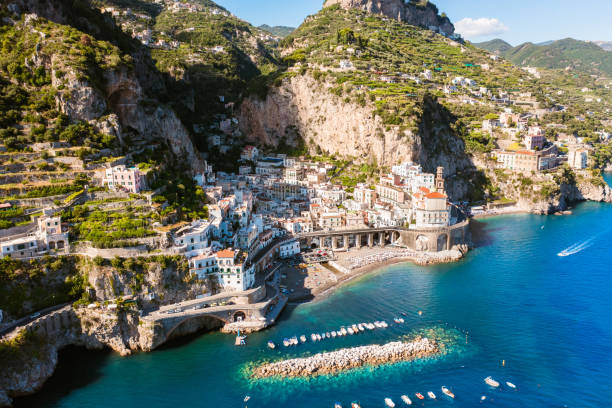 istock Atrani sea in summer. Amalfi coast 1493120321