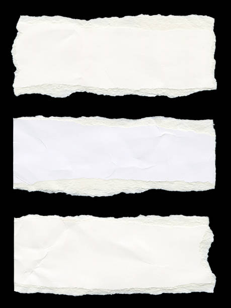 istock Cut or torn paper background textured isolated 1493122694
