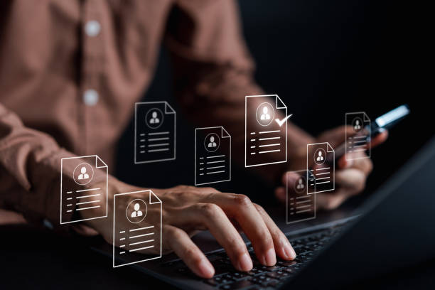 istock CRM or Customer relationship management concept. Businessman use digital data for exchange and connecting network, Teamwork partnership on global network, Digital business marketing. 1493123109