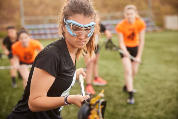 Rivalry Revealed: Over-the-Shoulder Glimpse of Lacrosse Face-Off