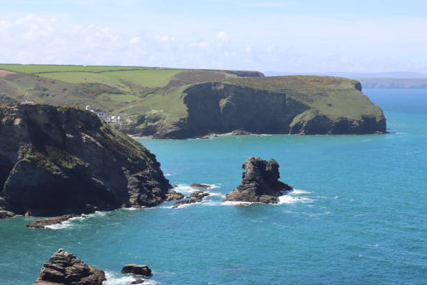 istock View along a beautiful coastline with a deep blue turquoise sea 1493126153