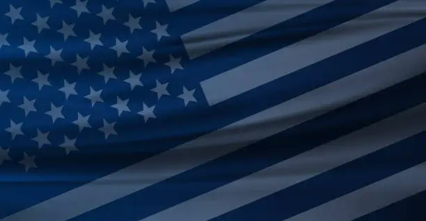 Vector illustration of USA Flag Background