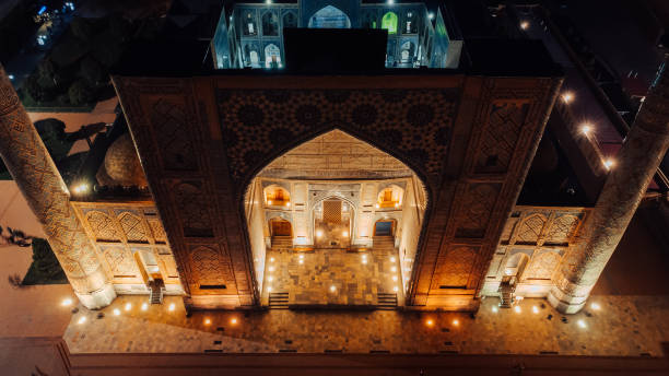istock Registan Square in Samarkand Uzbekistan at night 1493135710