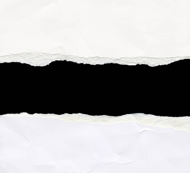 istock Cut or torn paper background textured isolated 1493136586