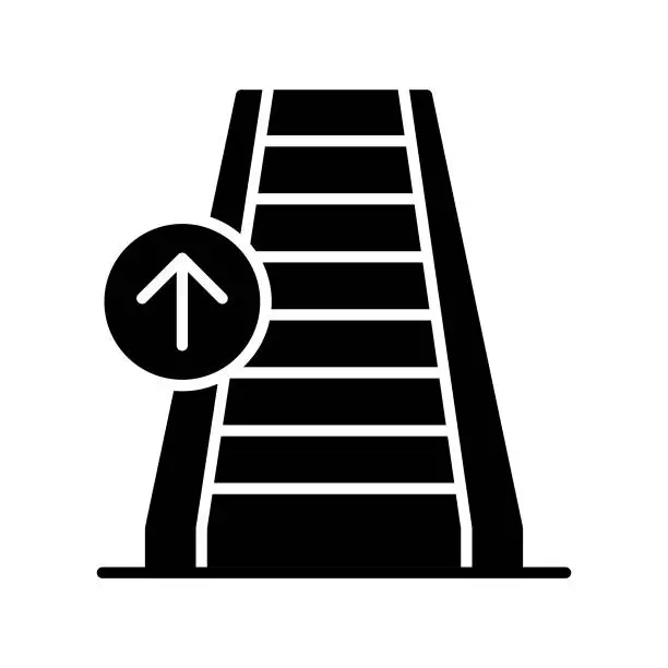 Vector illustration of Escalator Icon