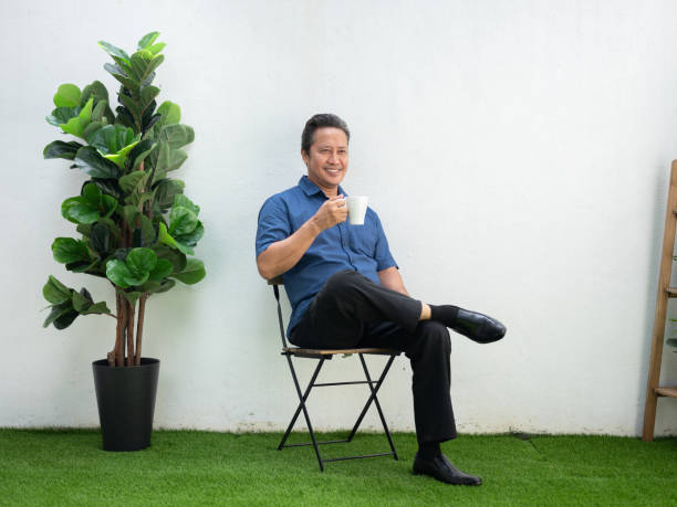 istock Senior people sitting on chair 1493140787