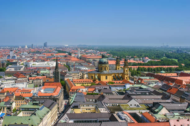 istock Aerial view of Munich, Germany 1493144199