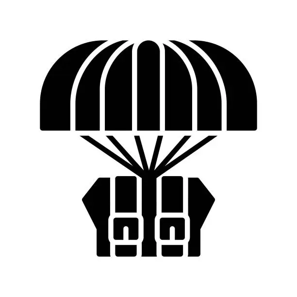 Vector illustration of Airdrop Icon