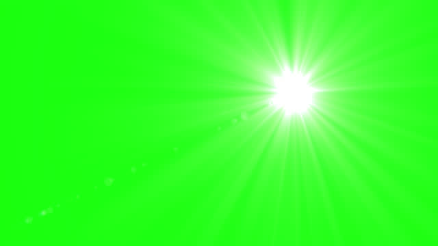 Bright sunlight greenscreen