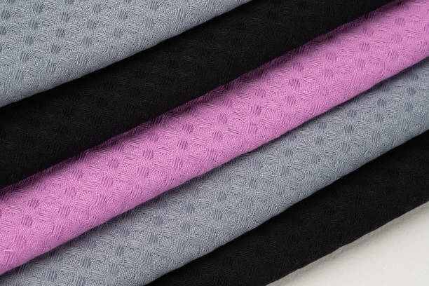 istock cotton fabric of different colors, waffle towel without pattern, macro 1493157948