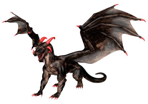 istock 3D Rendering Fairy Tale Dragon on White 1493158175