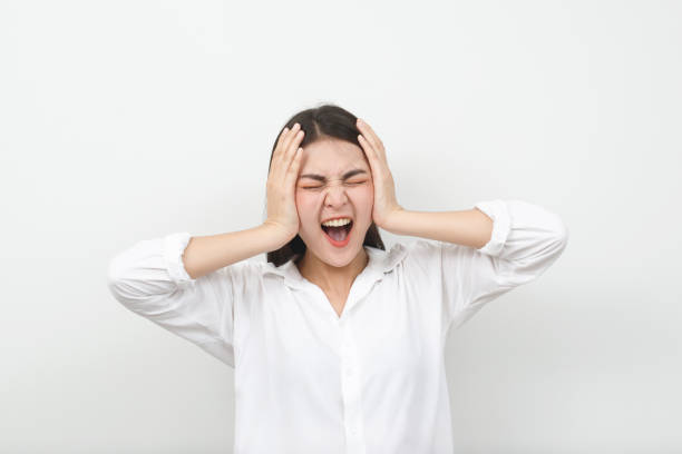 istock Model for Asian women with emotions sad and disappointed 1493167006