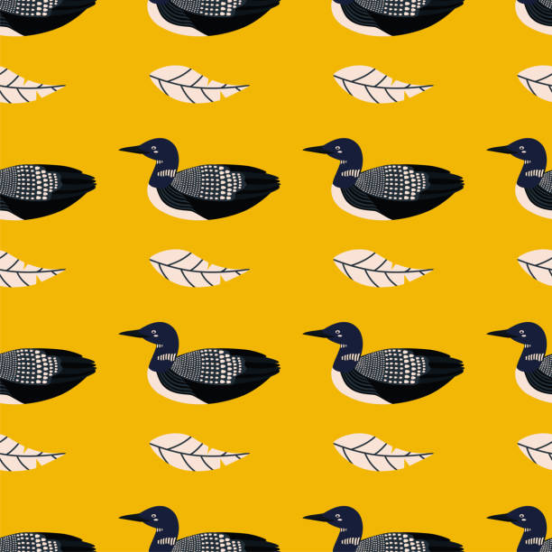 Loon Pattern Background 160+ Loons Background Stock Illustrations, Royalty-Free Vector Graphics ...