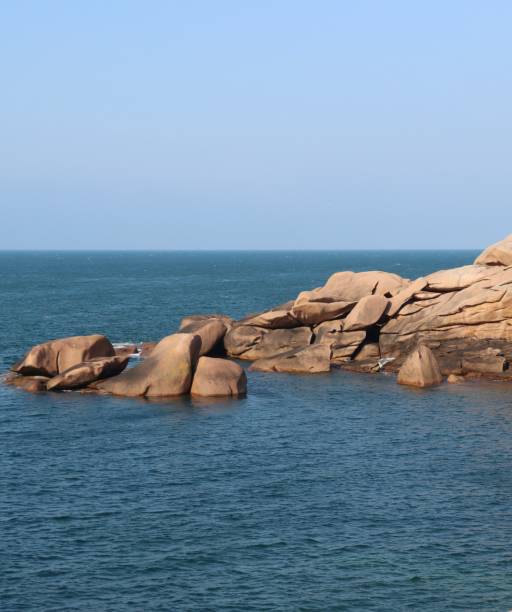istock Ploumanach in Brittany, pink granites rocks 1493169473